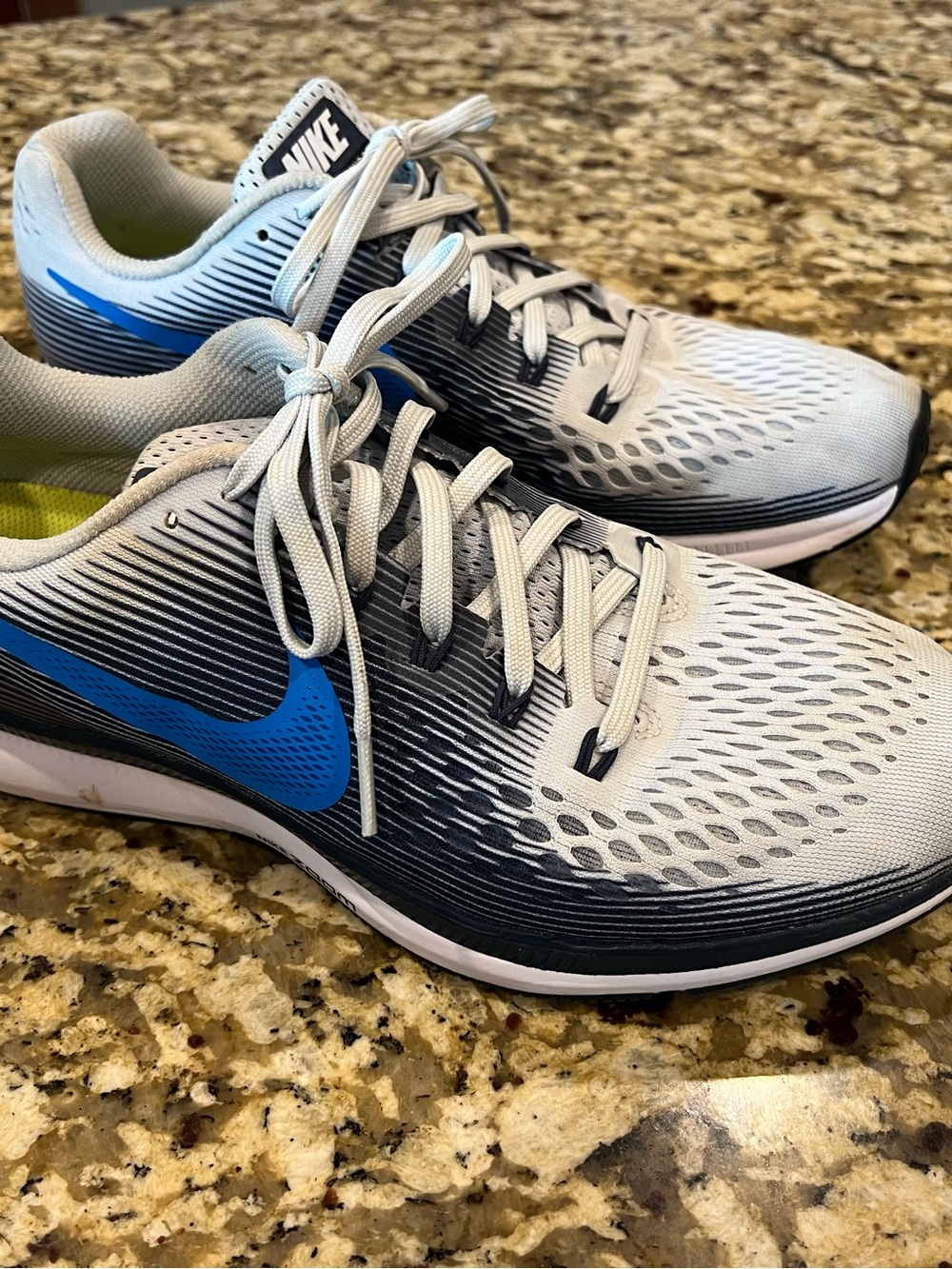 Lot of Nike Men’s Running Sneakers - White, Black & Blue